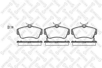 764 002B-SX STELLOX Комплект тормозных колодок, дисковый тормоз